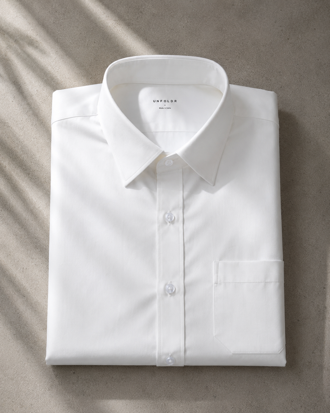 Unfoldr White — The Everyday White Shirt