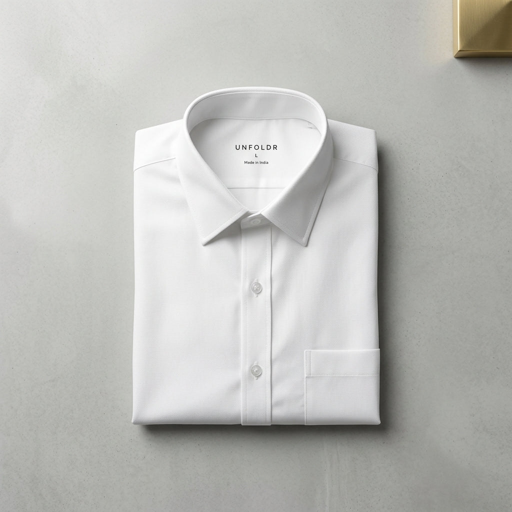 Unfoldr White — The Everyday White Shirt
