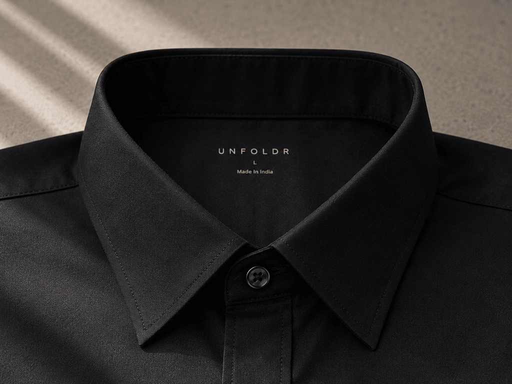 Unfoldr Black — Clean Evening Essential - Unfoldr