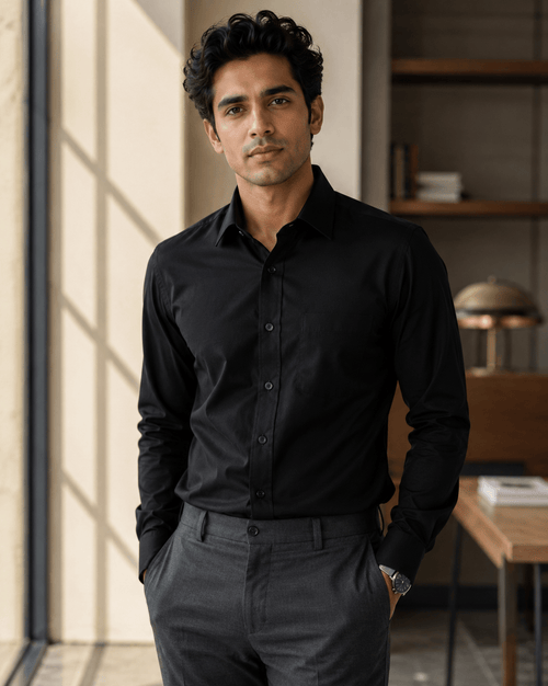 Unfoldr Black — Clean Evening Essential - Unfoldr