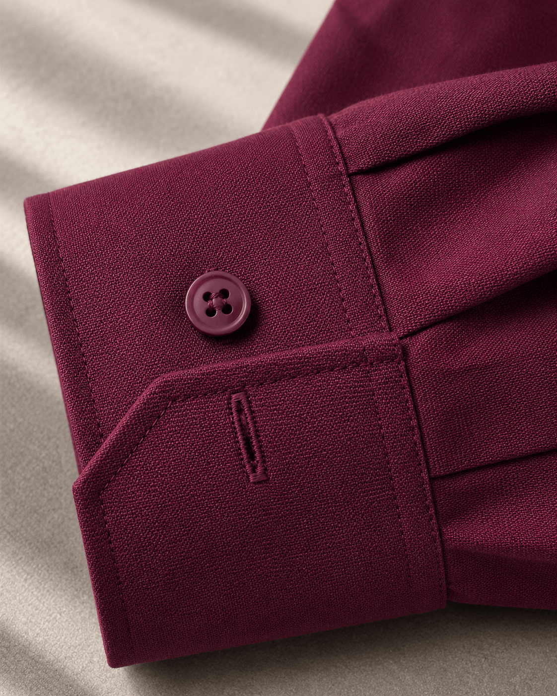 UNFOLDR Signature Maroon Cotton Shirt - Unfoldr