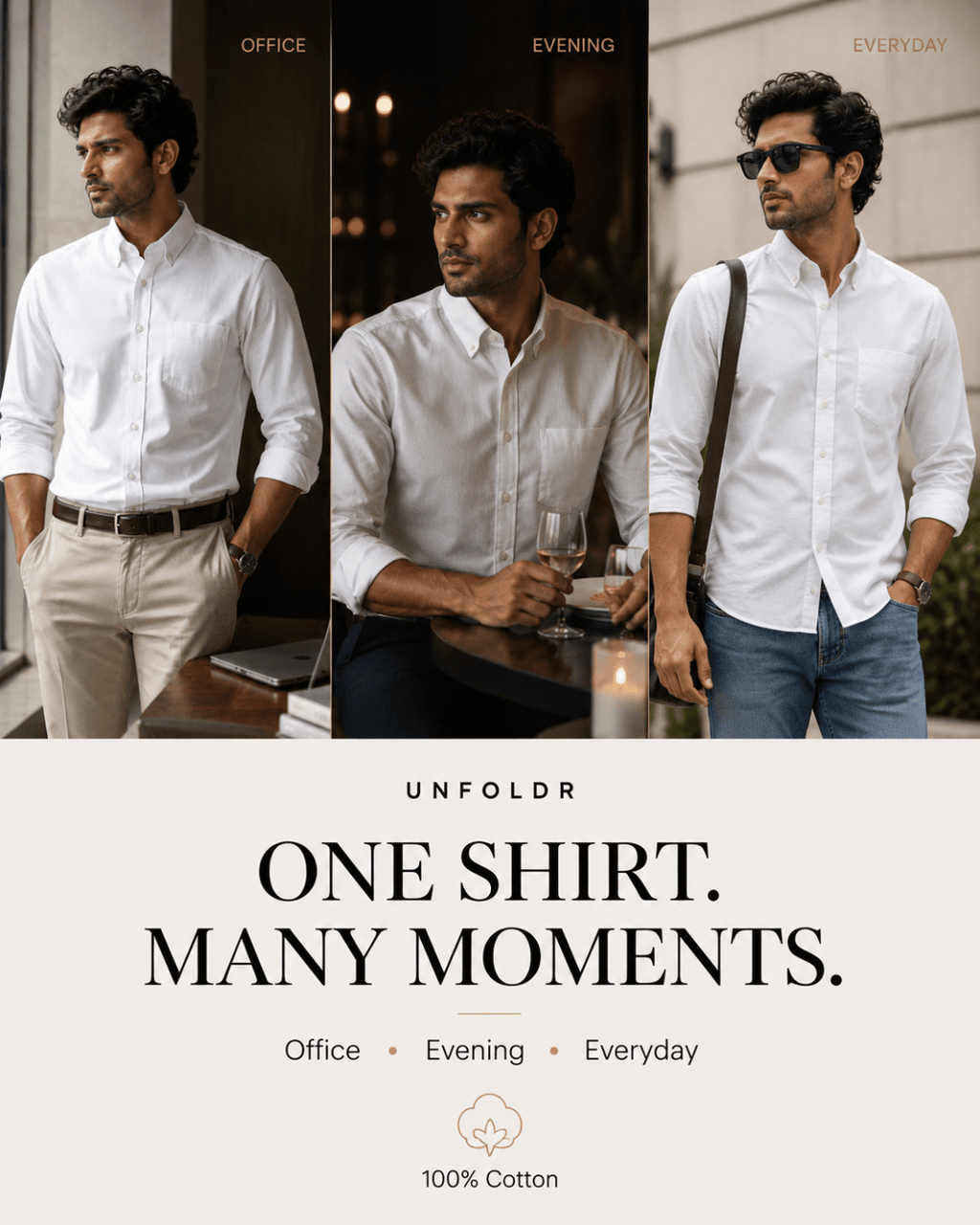 Unfoldr White — The Everyday White Shirt - Unfoldr